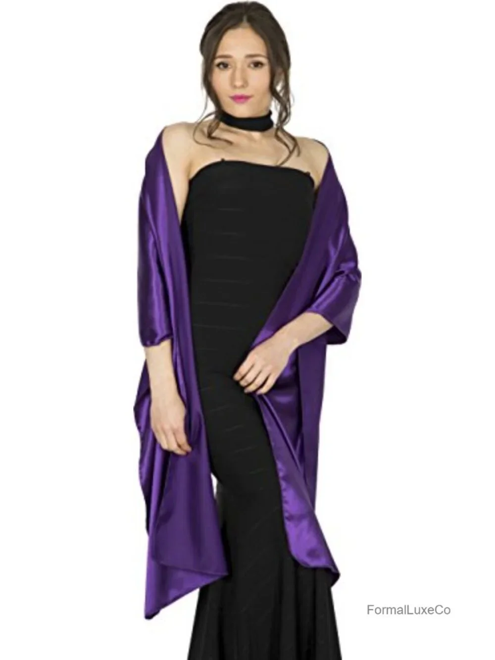 Satin Shawl Bridesmaid Wedding Wrap Scarf